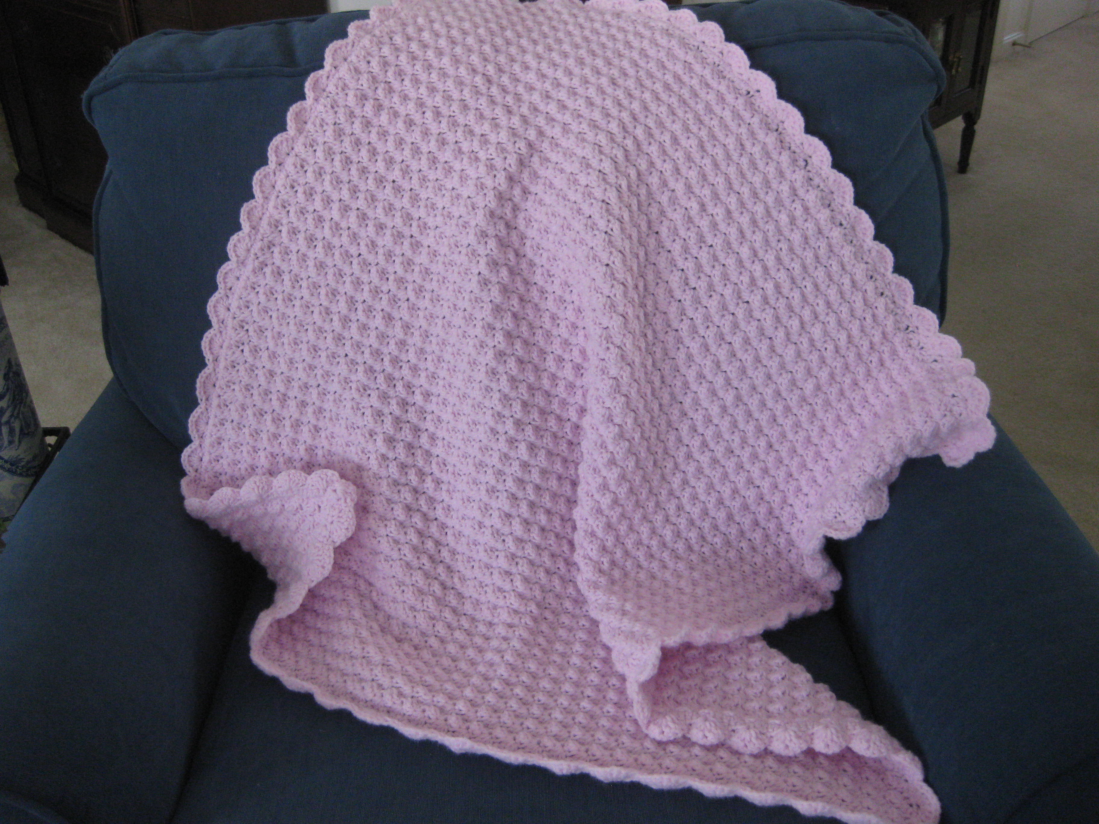 Puffy Pink Baby Blanket