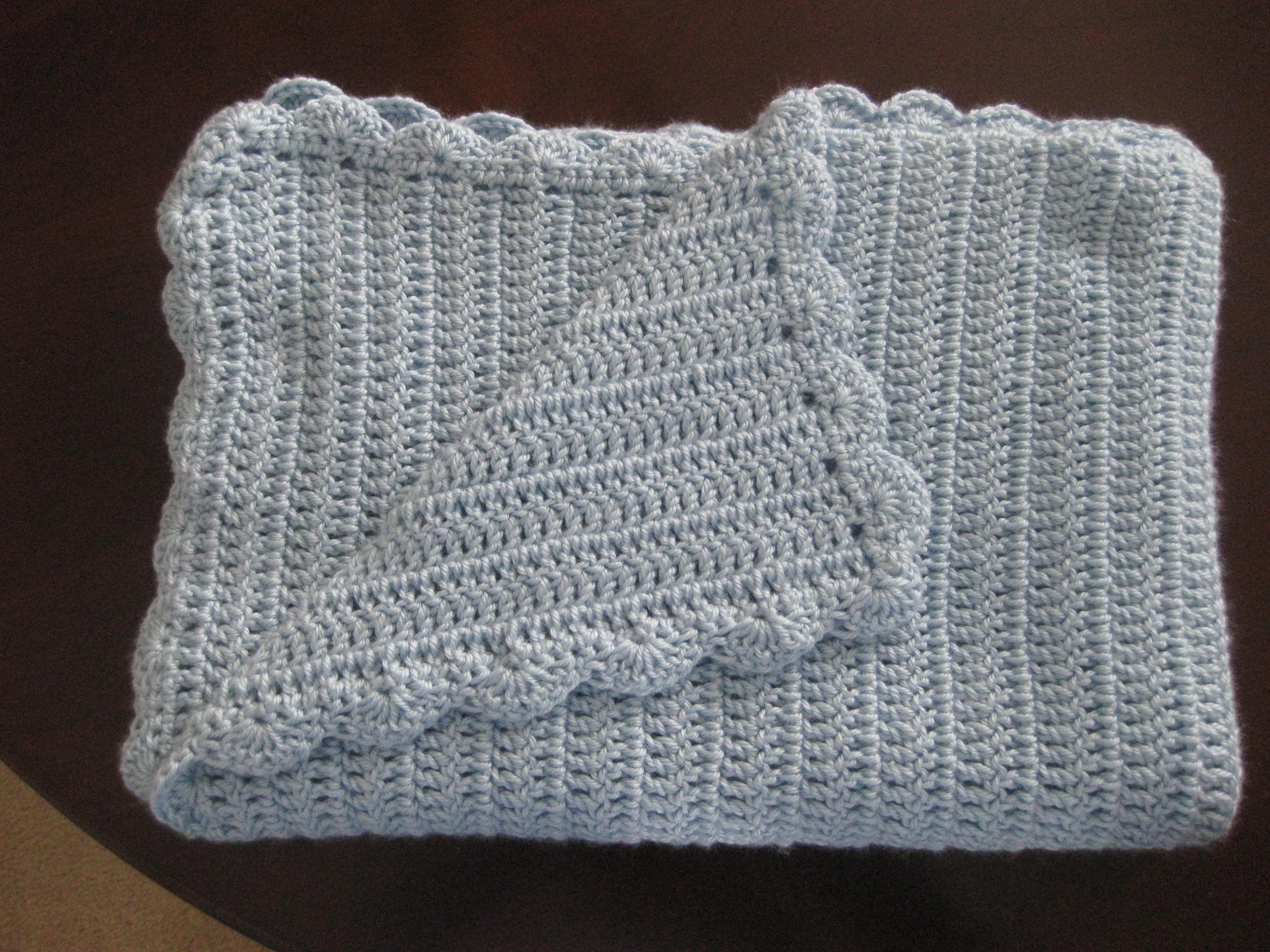 Pale Blue Baby Blanket